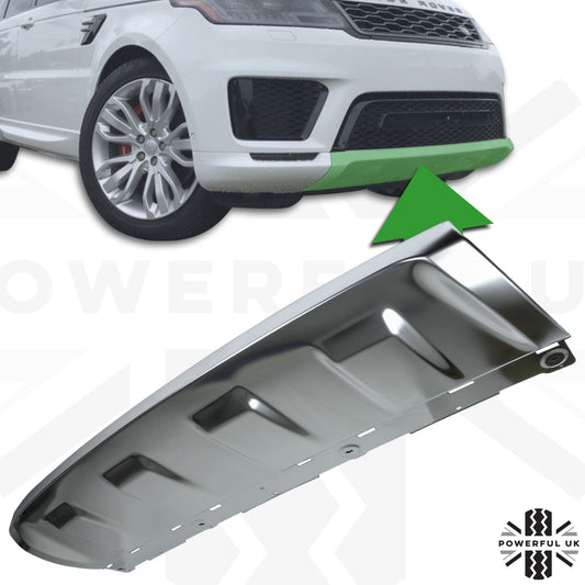 Front Tow Eye Cover for Range Rover Sport L494 Font Bumper 2018  - Genuine - Stainless Steel