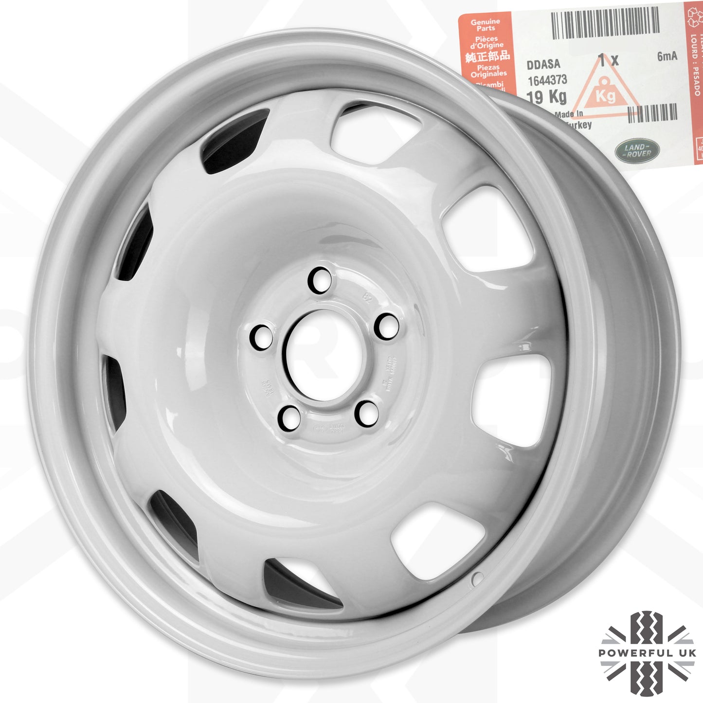 Genuine 18" Steel Wheels - White - Set of 4 for Land Rover Defender L663