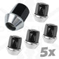 5x Black Alloy Wheel Nuts for Land Rover Discovery Sport
