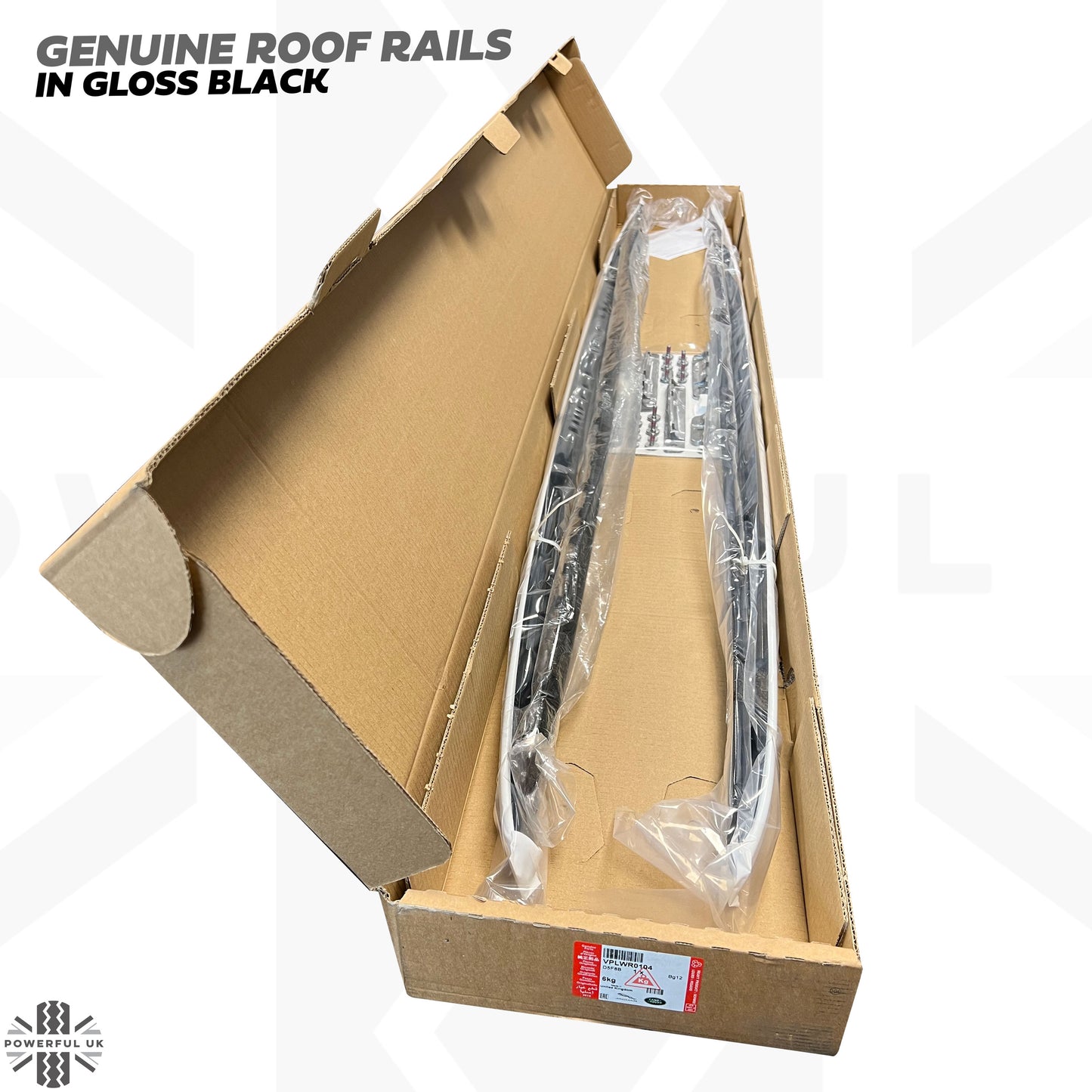 Roof Rails and Cover Strip Kit for Range Rover Sport L494 - Black - Genuine