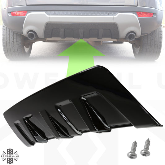Rear Diffuser Panel for Range Rover Evoque Pure/Prestige/SE/SE Tech (2011-18) - Gloss Black