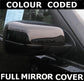 Full Mirror Covers for Land Rover Freelander 2 (2007-2009 Mirrors) - Santorini Black