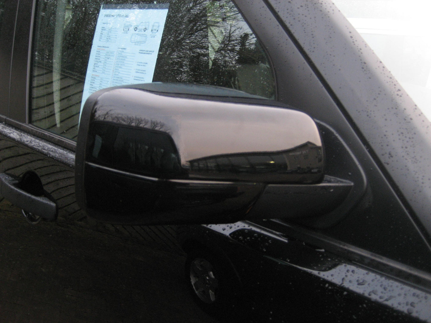 Full Mirror Covers for Land Rover Discovery 3 - Gloss Java Black