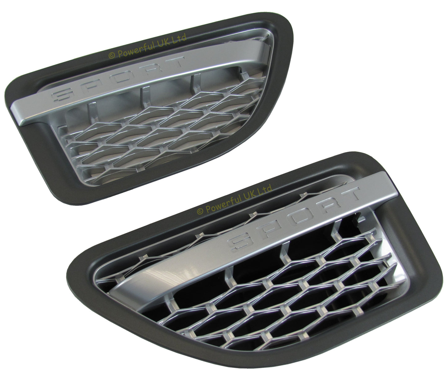 Side Vents - Grey/Silver/Silver for Range Rover Sport 2005
