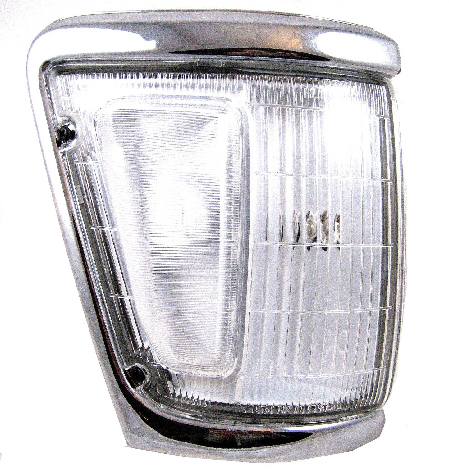Toyota Hilux Mk3 Clear Front Side Light with Chrome Surround - RH