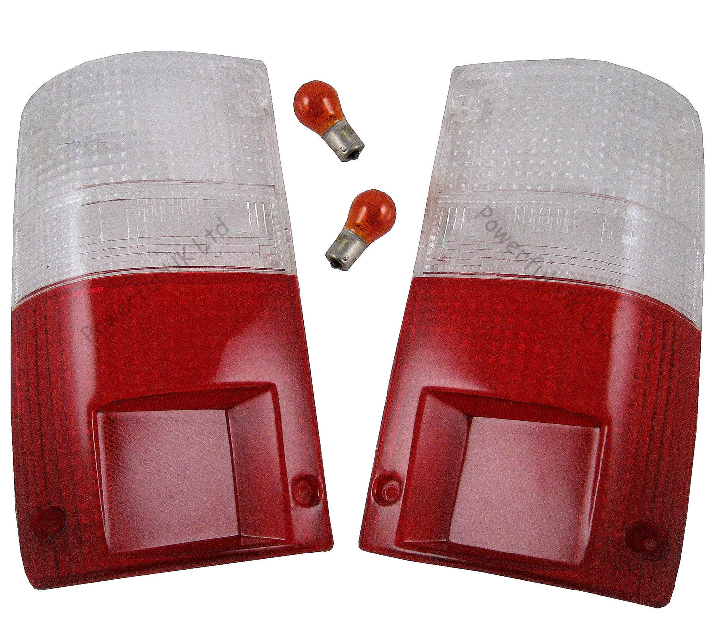 Rear Light Clear Indicator Conversion Kit ( 2 lenses + bulbs ) for Toyota Hilux Mk3