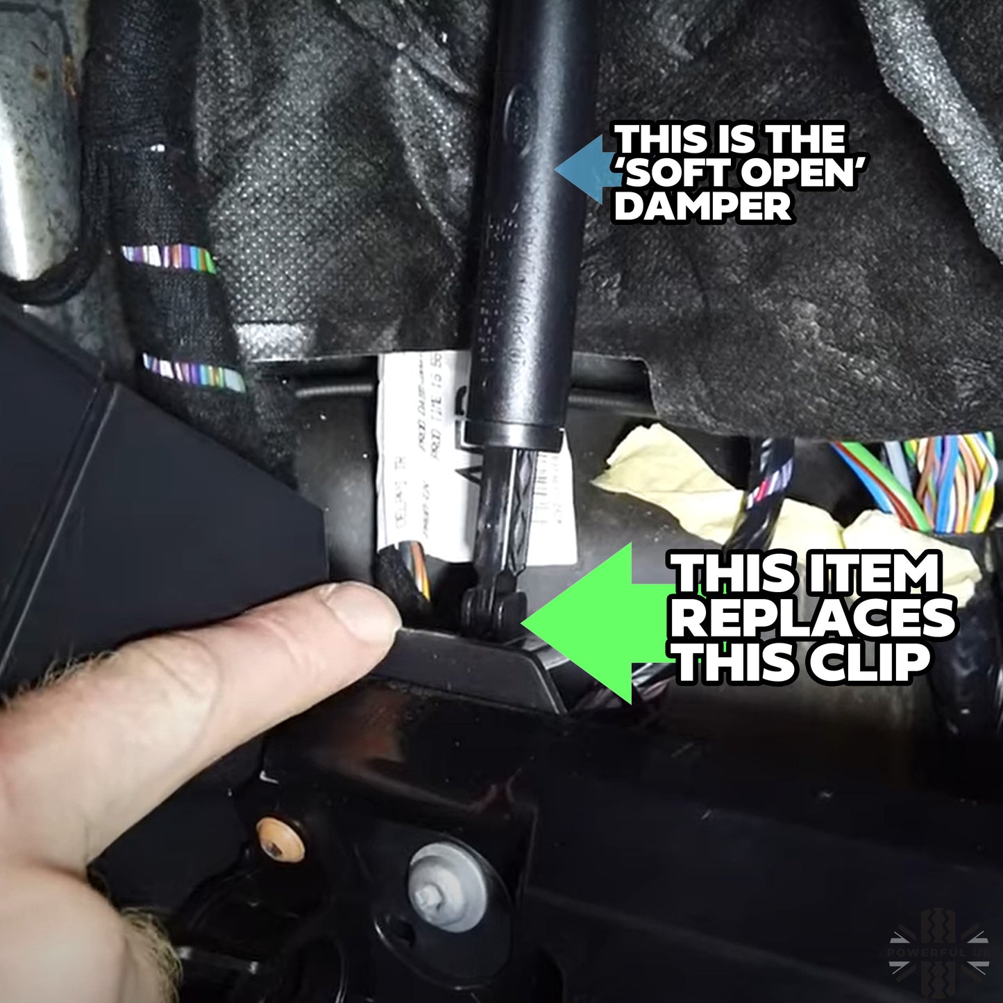 Glovebox Damper Repair Clip for Land Rover Freelander 2