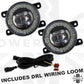 Front Bumper fog & DRL 2 in 1 LED lamps for Range Rover L322 2010 ( Type 5 )