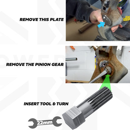 Removal Tool for Detachable Tow Hitch for Land Rover Discovery 3/4