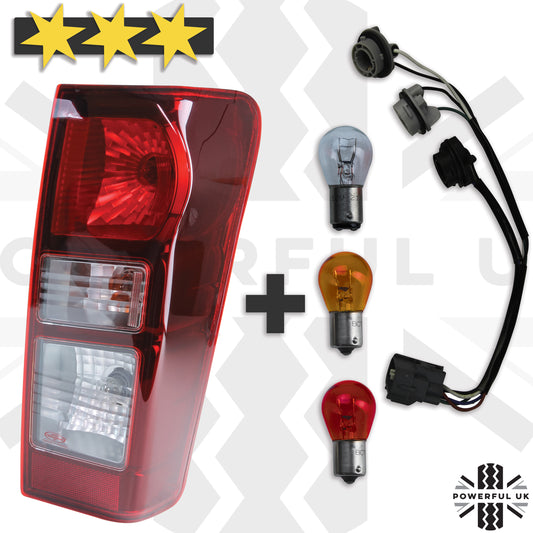 Isuzu Rodeo DMax Pickup (2012-21) Rear Light inc Loom+Bulbs - RH