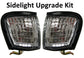 Clear Front Side Light Assembly - E Marked - (Pair) for Isuzu TF / Vauxhall Brava