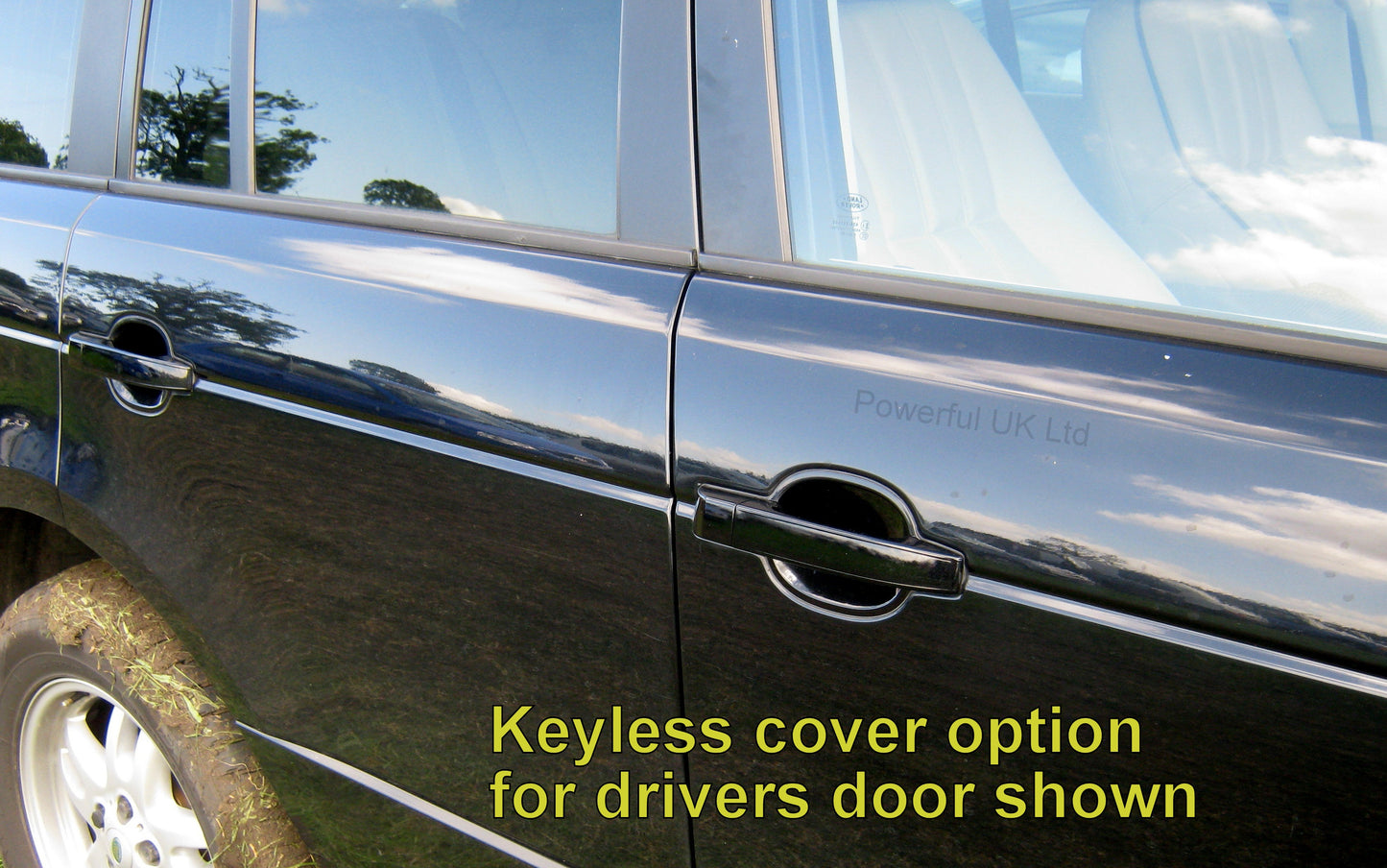 Door Handle Covers (9pc set) for Range Rover L322 -  Java Black