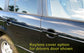 Door Handle Covers (9pc set) for Range Rover L322 -  Satin Black