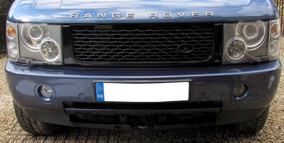 "Autobiography Style" Grille for Range Rover L322 2002-05 (with Square Headlights) - Black