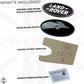 Black & Silver Badge on Gloss Black Plinth for Range Rover Sport L494