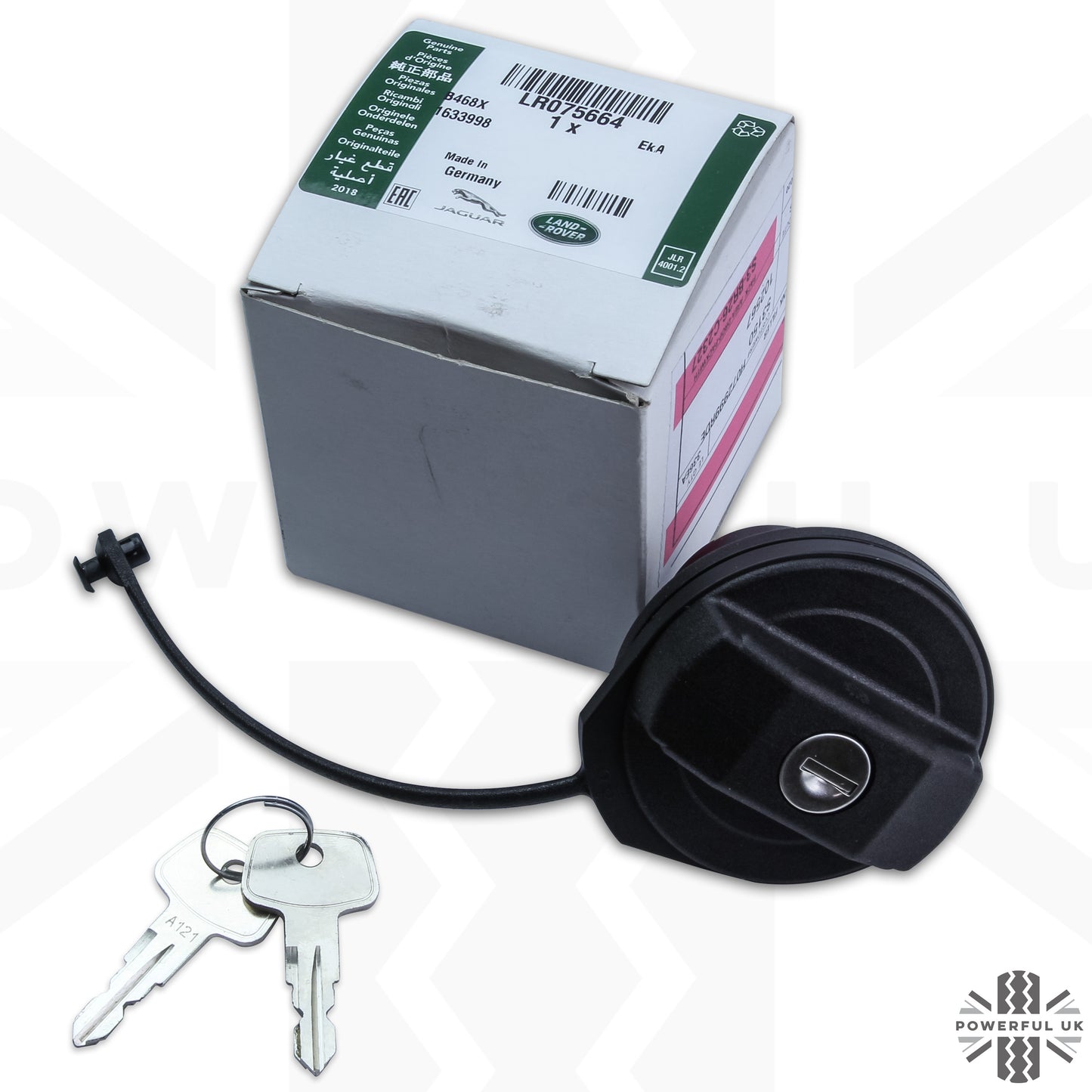Locking Fuel Filler Cap - Genuine - for Land Rover Classic Defender (1998-on)
