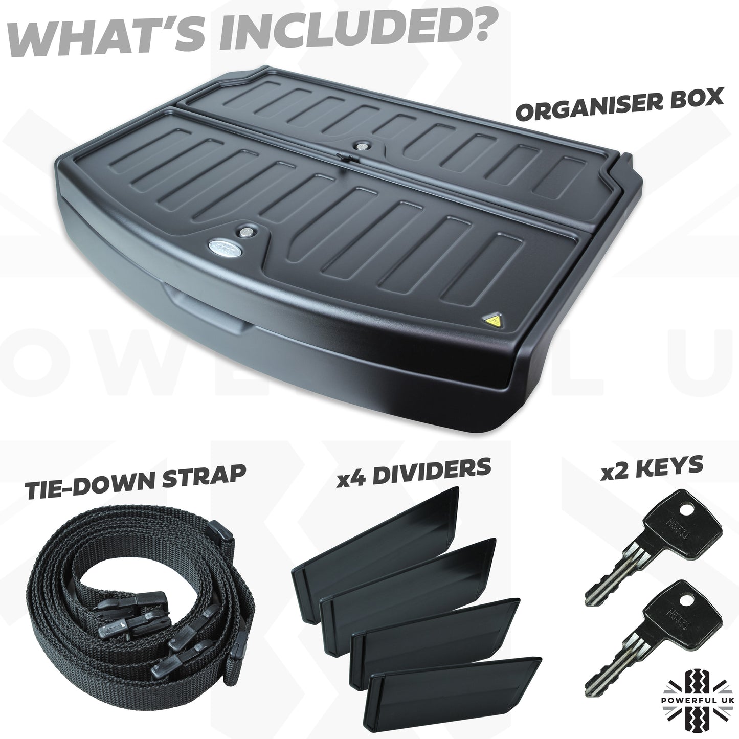 Boot Loadspace Organiser Box for Land Rover Discovery Sport