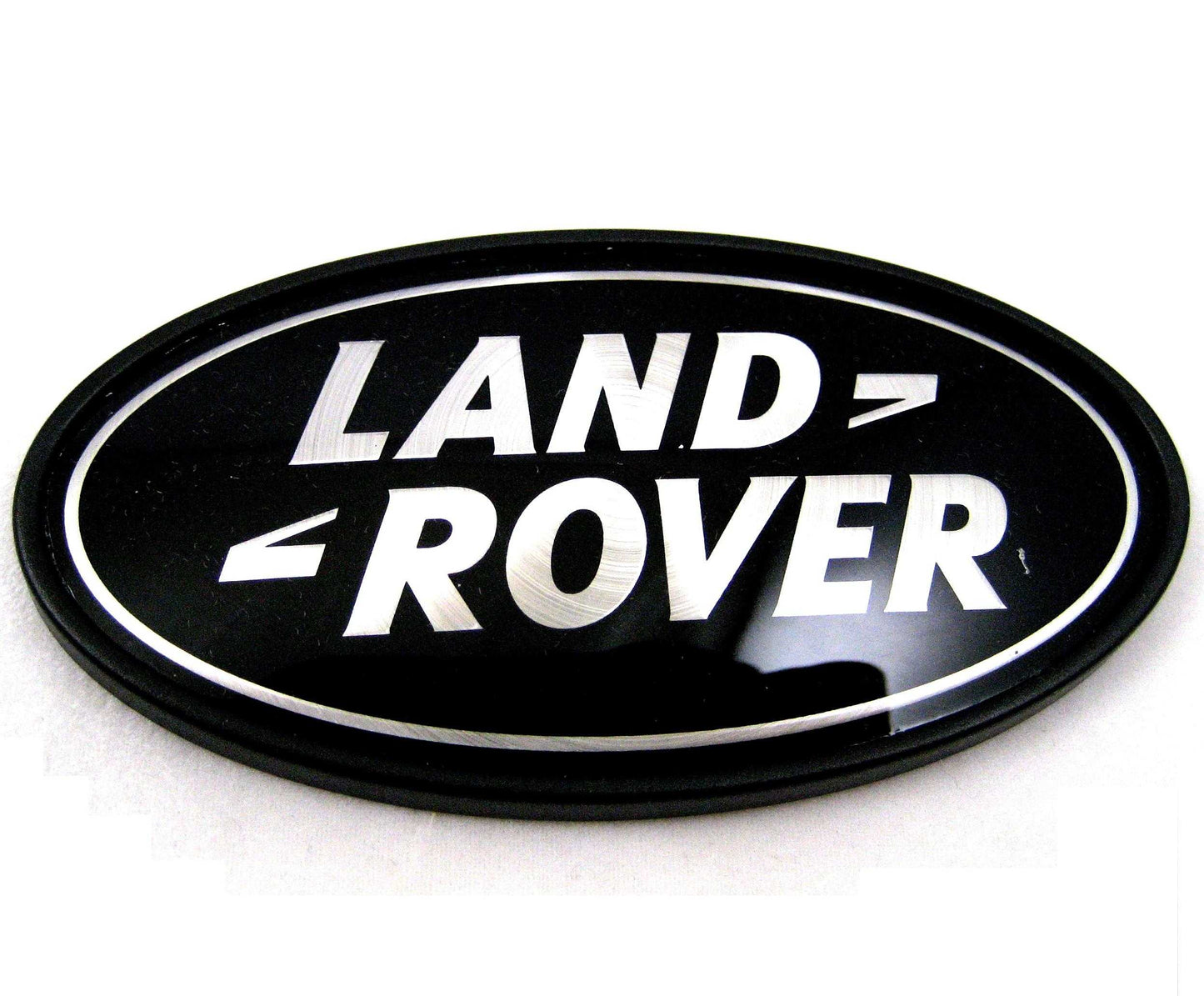 Genuine Rear Tailgate Badge - Black & Silver - for Land Rover Discovery 1 & 2