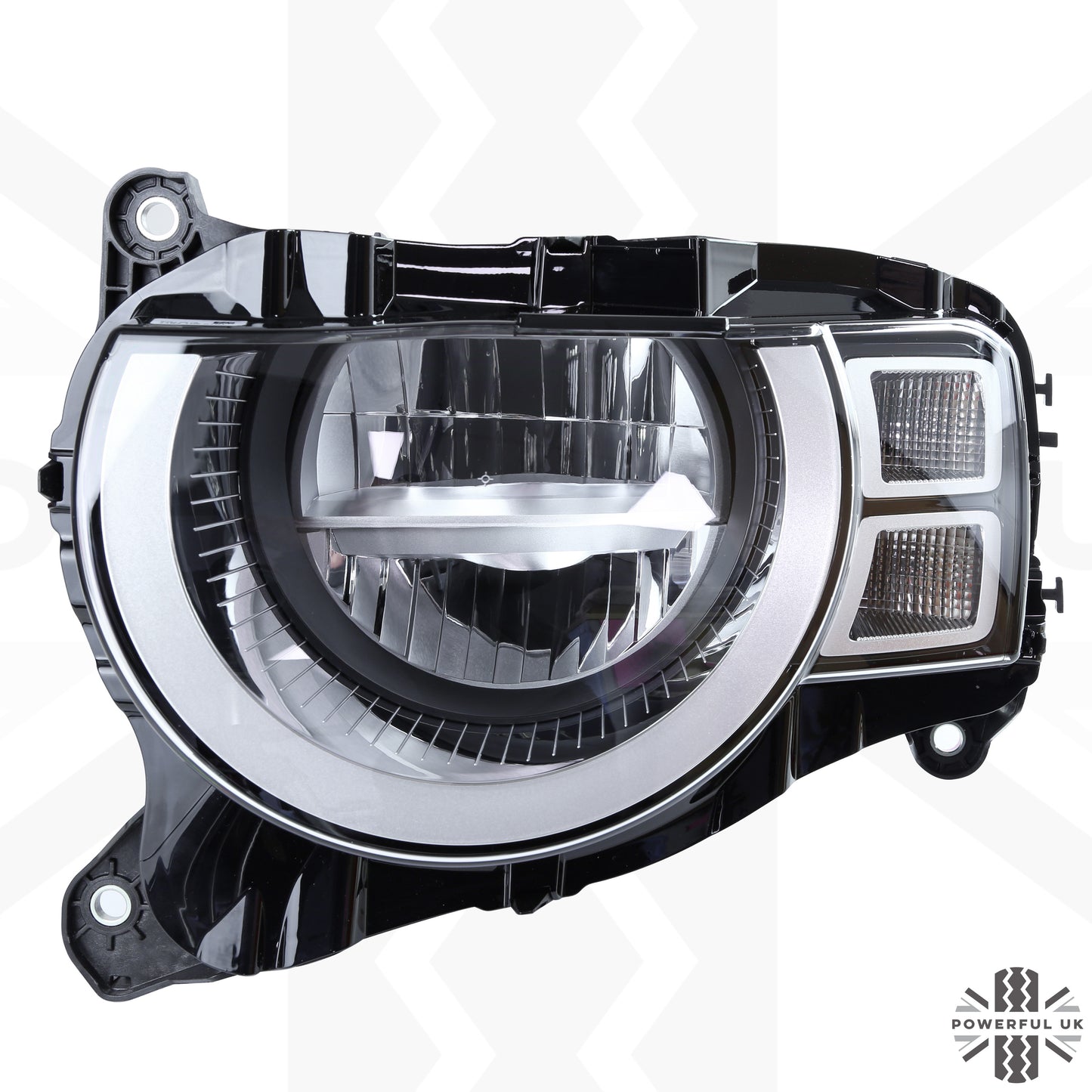 Left Hand Headlight Assembly - Standard LED(No signature DRL) - RHD for Land Rover Defender L663