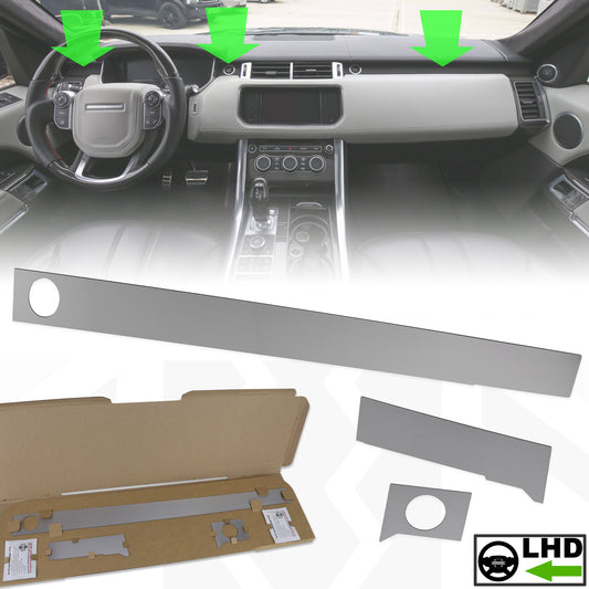 Dash Insert Kit - Range Rover Sport L494 (LHD) - Brushed Aluminium LHD