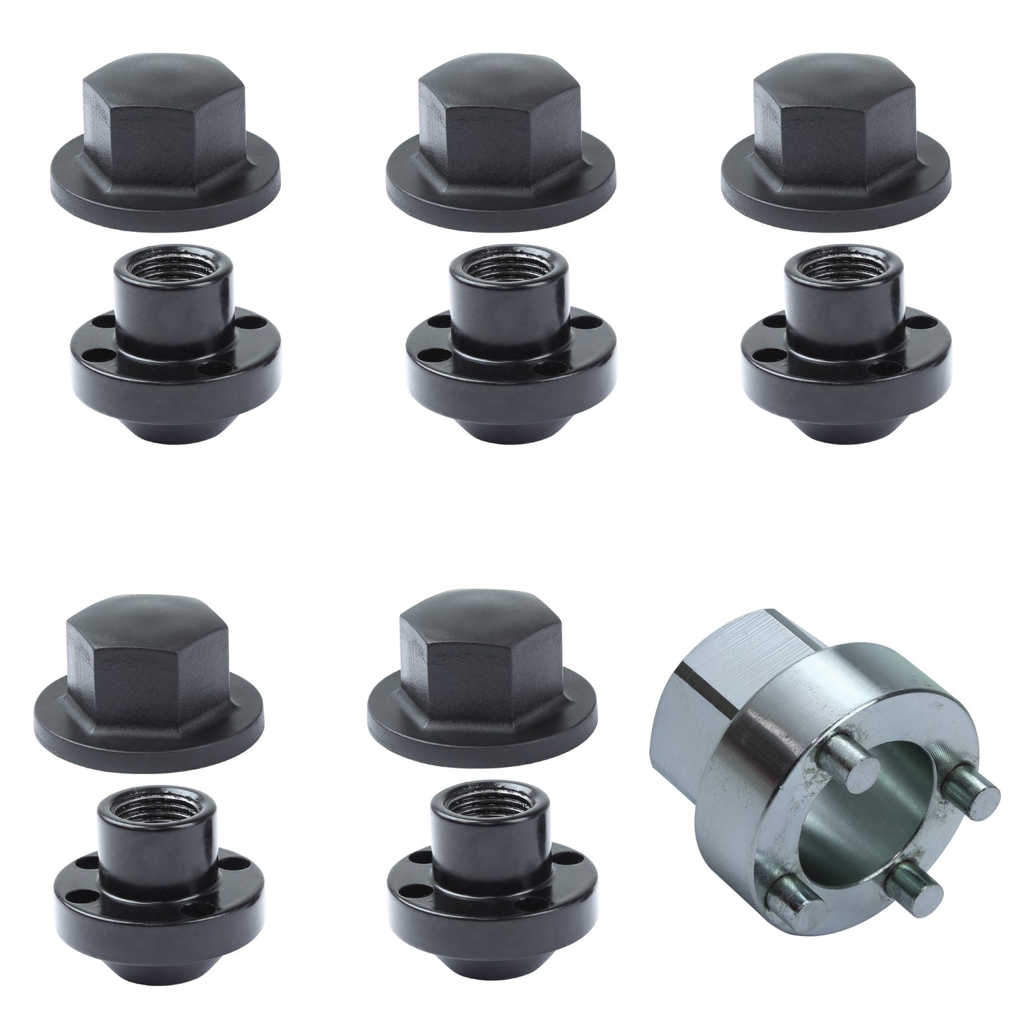 Locking Wheel Nut Kit for Land Rover Discovery 1 Steel Wheels