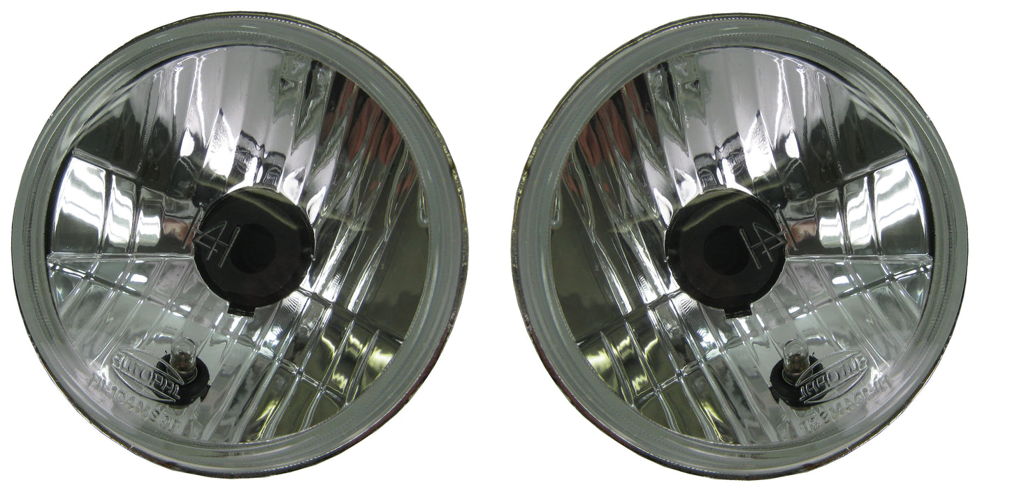 5.75" Crystal Halogen Headlight Conversion - Reliant Scimitar - RHD