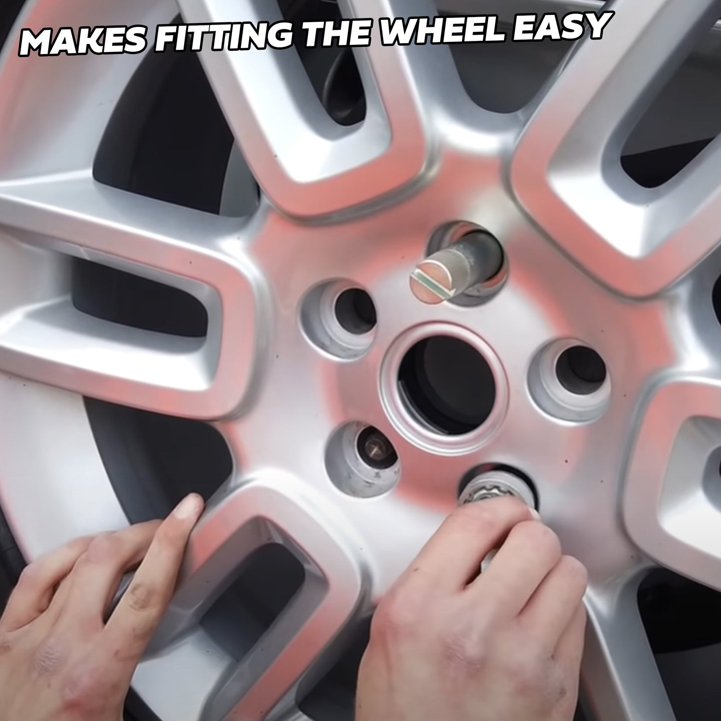 Easy wheel fitting tool for Range Rover Sport L320