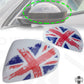 Genuine Replacement Mirror Caps for Range Rover Evoque 2014 on  - White with Union Jack design