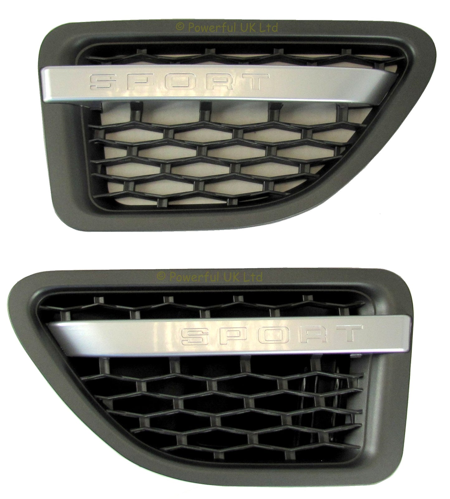 Side Vents - Grey/Silver/Grey for Range Rover Sport 2005
