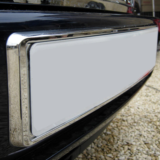 Front Number Plate Plinth - Chrome - for Range Rover L322