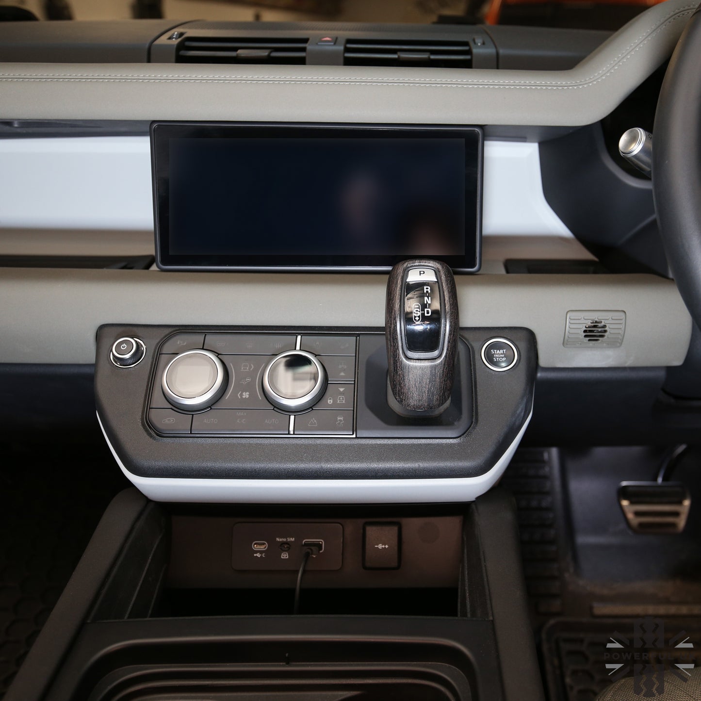 Interior Gear Selector Trim - Oak Wood Effect - for Land Rover Defender L663