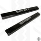 Door Sill Covers in Black with Silver Sport Logo for Range Rover Sport L494