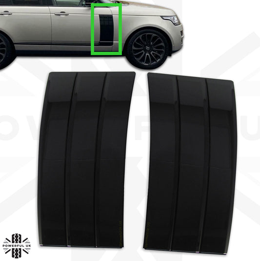 Side Vents in Gloss Black for Range Rover L405 - Aftermarket