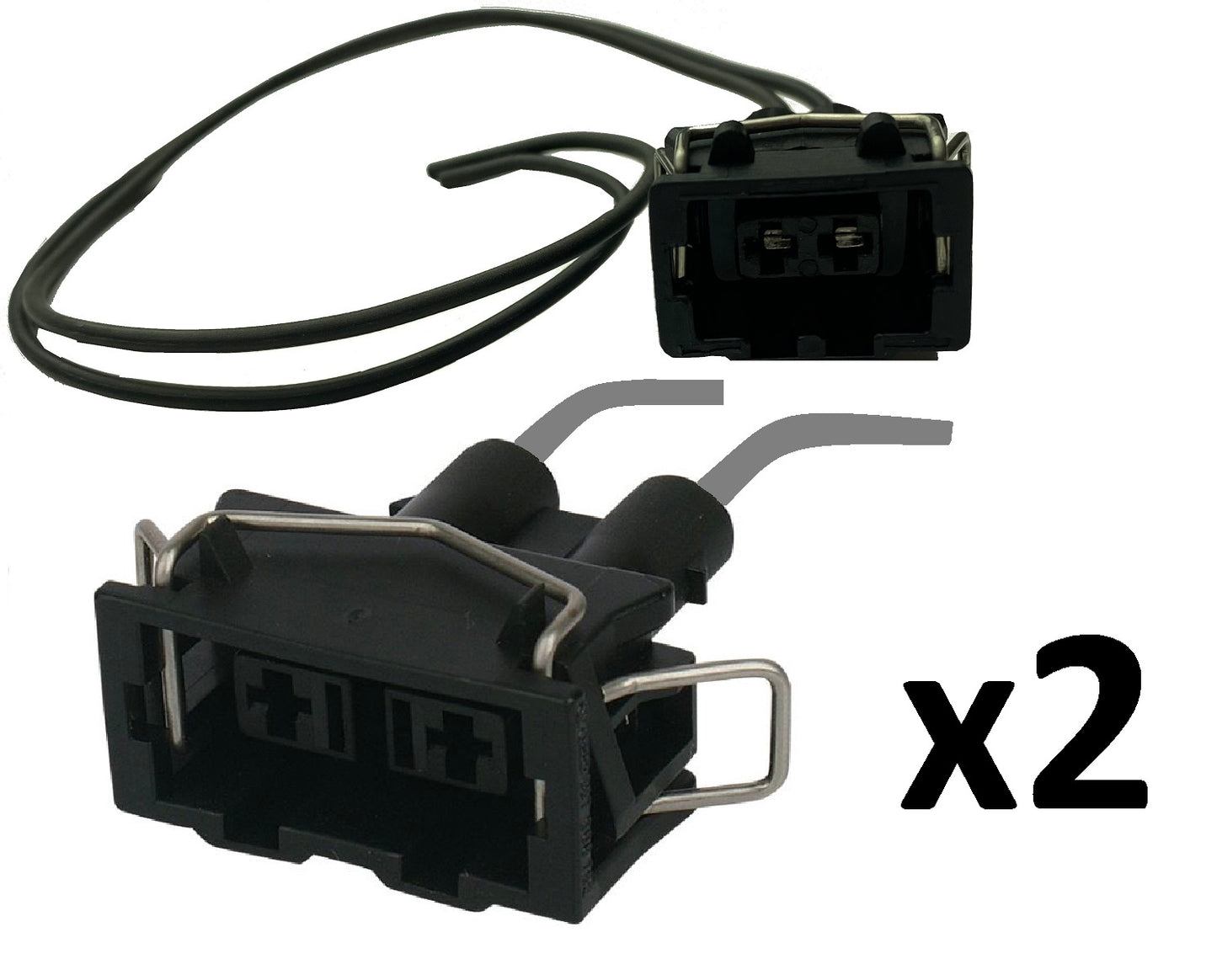 Electrical 2 way connector looms for Land Rover vehicles - Pair