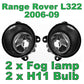 Front Bumper Fog Lights for Range Rover L322 2006-09 - PAIR