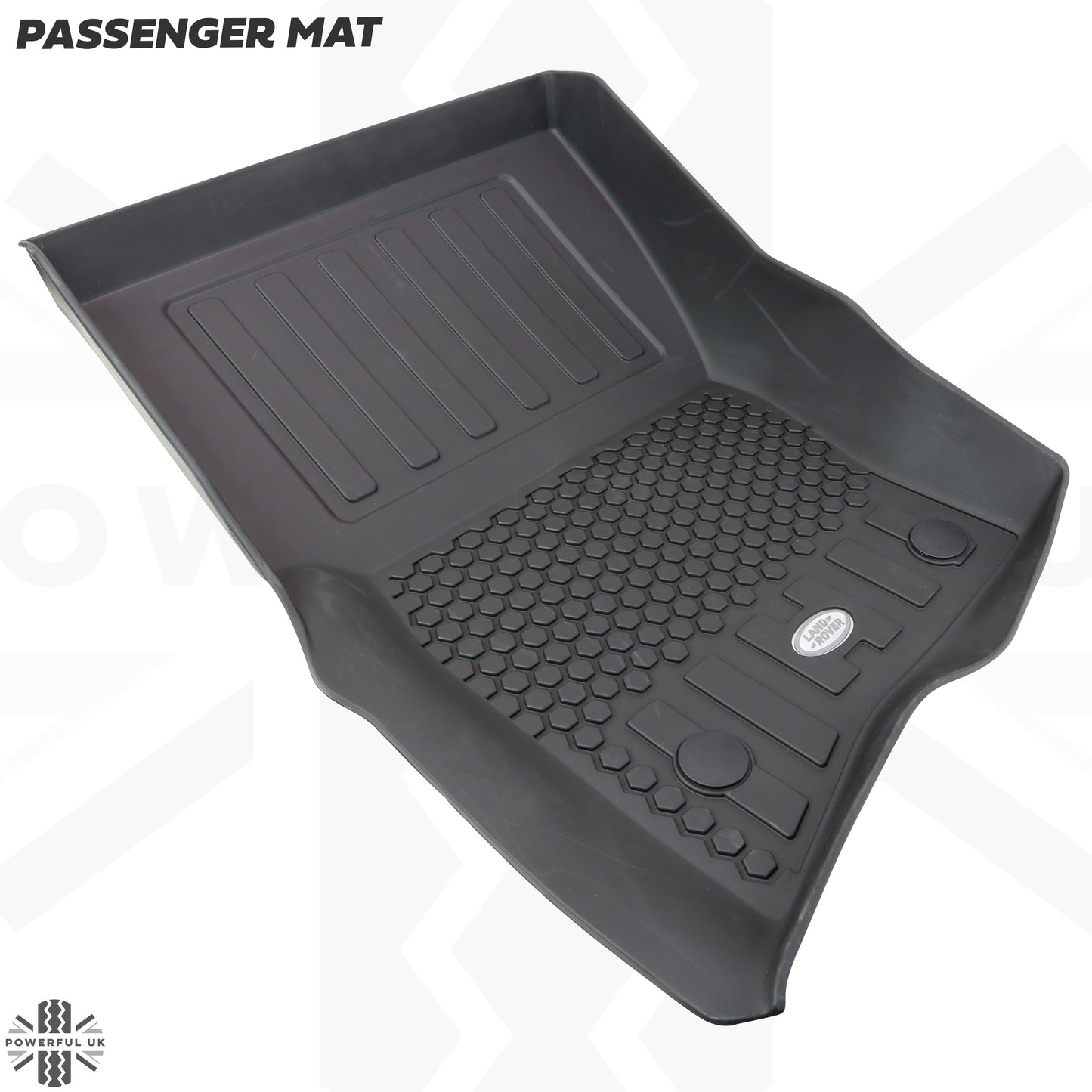 Rubber Floor Mat Set - Genuine - for Land Rover Defender L663(110 models) - RHD - 5 seat