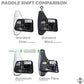 Black Paddle Shifts for Range Rover Velar - Pair