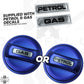 Fuel Filler Cap Cover - Petrol (NON-Vented) - Blue - for Jaguar XE