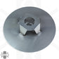 Spare Wheel Anti-theft Protection Disc - Stainless for Land Rover Discovery 3 & 4