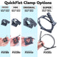 2x QuickFist Original Clamps