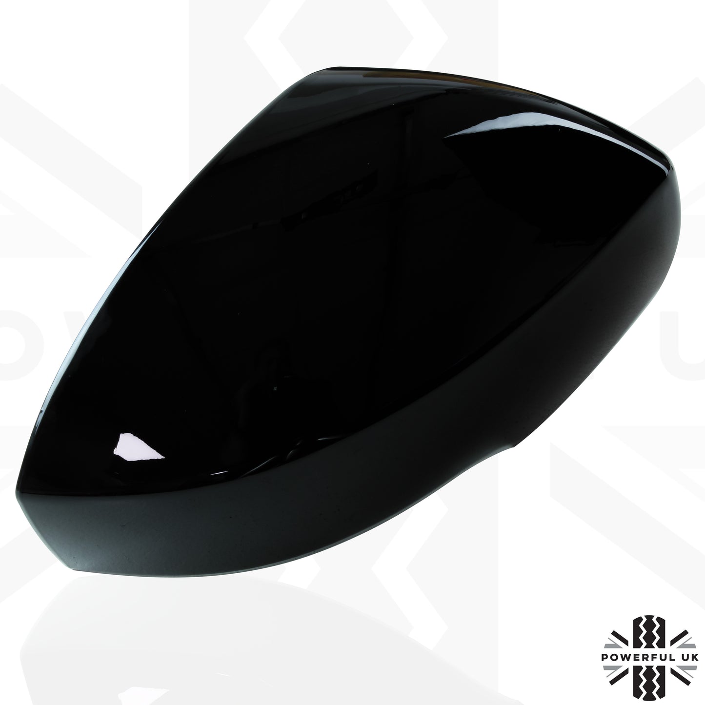 Mirror Covers - Top Half Caps for Land Rover Discovery 5 - Gloss Black