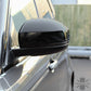 Top Half Mirror Covers - Stick on type for Range Rover Sport L494  - Gloss Black
