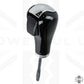 Gear Knob - Black Piano + Polished Metal Insert for Range Rover Sport
