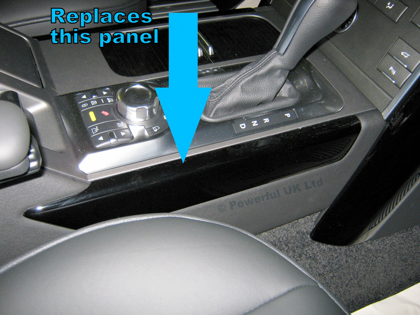 Center Console Side Surrounds - Black Carbon for Range Rover L322