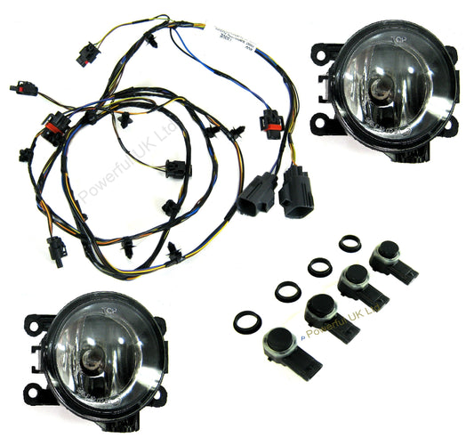 Front Bumper Electrical Kit (Loom + 2 Fogs + 4 PDC's) for Range Rover Sport 2010