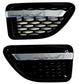 Side Vents - Black/Chrome/Black for Range Rover Sport 2005