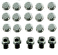 Silver Wheel Nuts (x 20) for Range Rover L322 (2002-2005)