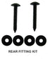 Front & Rear Mudflap Kit for Range Rover Sport L320 - Aftermarket