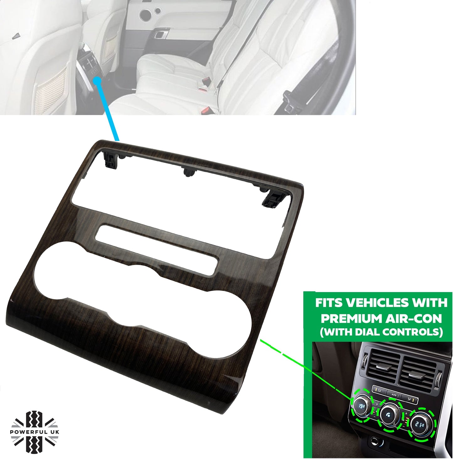 Interior Trim Kit - Zebrano Wood - RHD for Range Rover Sport L494 (2014-17)