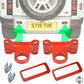 Tow Loop Upgrade Kit - Red Loops + Red Inserts for Land Rover Defender L663